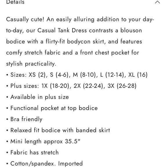 VENUS Navy Blue Tank Dress Medium - Picture 5 of 6